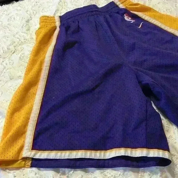 Nike swingman, purple and gold, NBA‎ basketball shorts. Men’s size medium - Picture 5 of 7